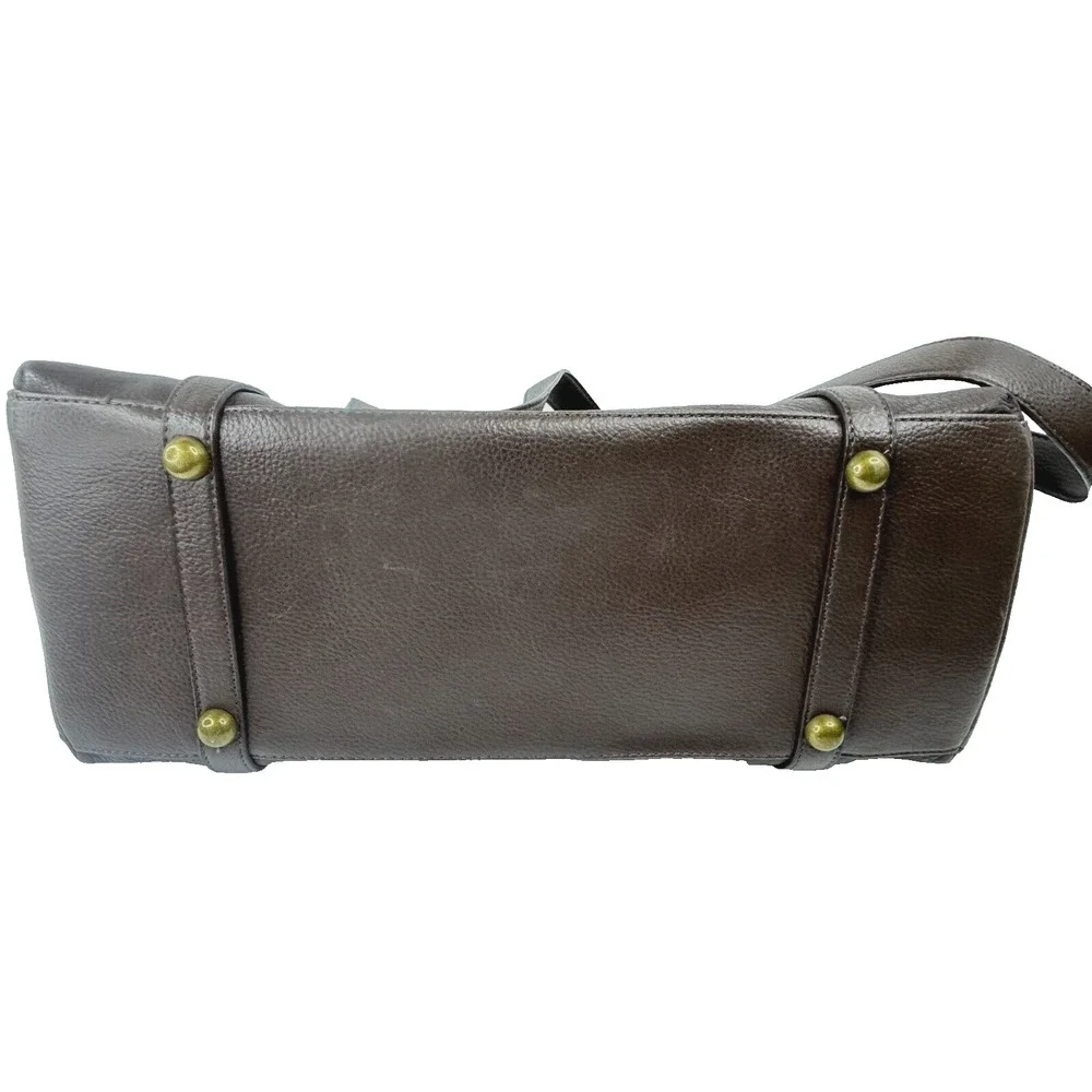 Buxton Extra Large Brown Leather Tote Laptop Boss Lady Bag‎ NWOT